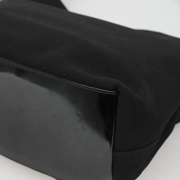 GUCCI Shoulder Bag Nylon Metal Black Silver 001 001 - Picture 12 of 16